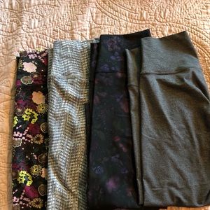 4 Lululemon 3/4 pants